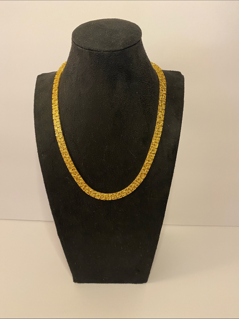 Gold nugget style Necklace